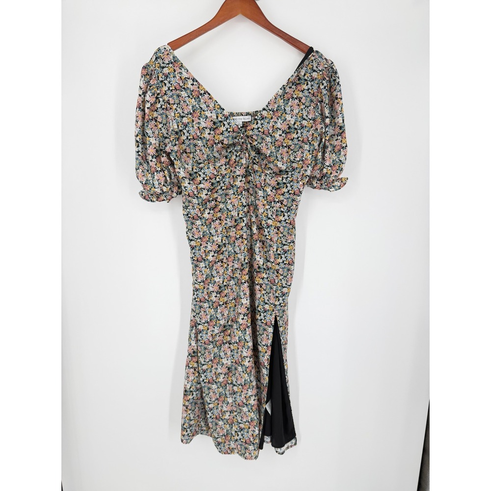 Beyond the Radar Womens Dress Large‎ Floral Boho Cottagecore Modern Western